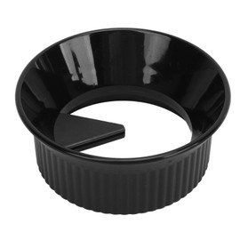 Moka Coffee Distributor Moka Pot Dosing Funnel Coffee Maker Distribution Tool Coffee Dosing Rings for Moka Pot(For 300ml-Black)