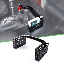 LLKUANG Central Gear Storage Baskets On Both Sides for Toyota FJ Cruiser 2007-2021 Aluminum Alloy Multifunctional Tray Storage Box (Style A)