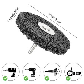 CTDMJ CSD Disc 100 mm, Pack of 5 CBS Sanding Disc, Coarse Cleaning Disc, Sanding Discs for Angle Grinders of Paint, Rust Welds, Oxidation Cleaning & Removal