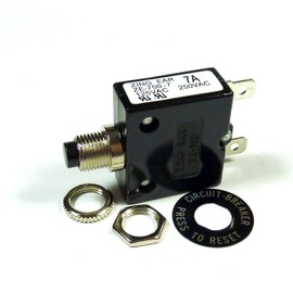 7 AMP 50VDC, 250VAC CIRCUIT BREAKER