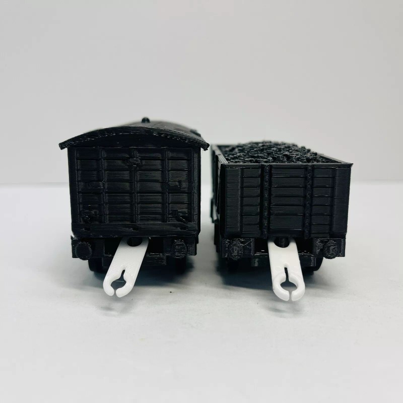 Thomas & Friends Trackmaster Custom Black Troublesome Truck Train READ!!