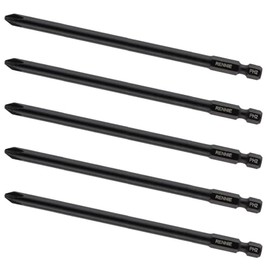 5 x Rennie Tools 127mm Long PH2 Compatible with Fein ASCT14M SCT5-40M Autofeed Collated Drywall Screwdriver Gun Bit Heavy Duty Phillips No.2