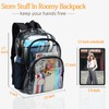 KUI WAN Clear Backpack, Clear Bag Stadium Approved Large Clear