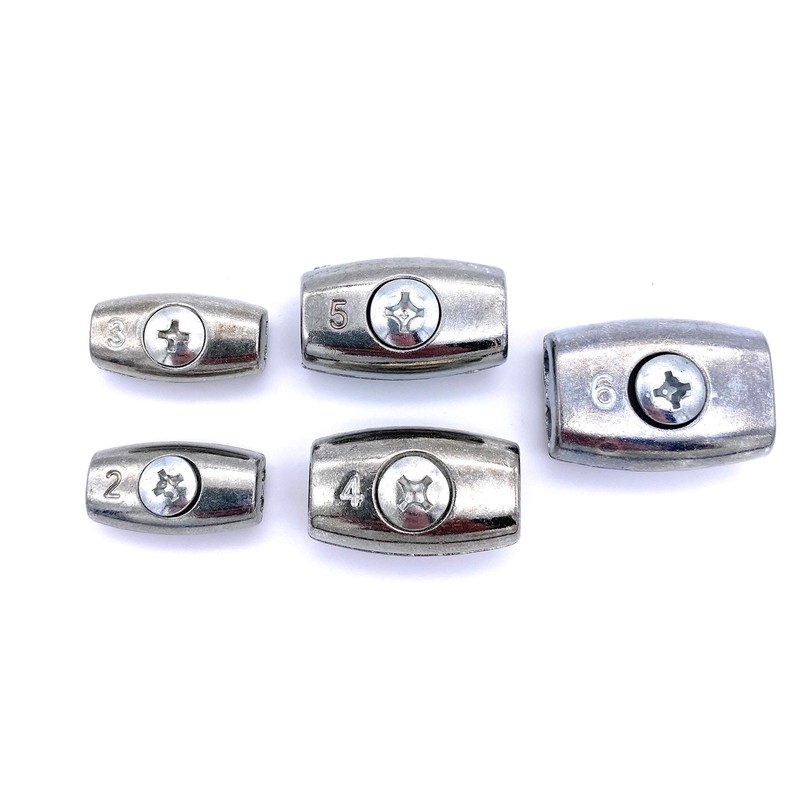 Wire Rope Clips Egg Shape Diameter 3 mm [Choice of