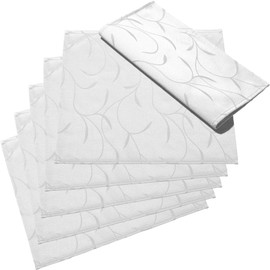 Erwin Müller Napkins "Remscheid" Pack of 6 Damask White Size 40 x 40 cm