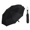 54 inch Large Compact Umbrella 3 Folding Umbrella for Rain