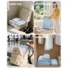 Narwey 5-Piece Set Compression Suitcase Organiser, Compression Packing Cubes Suitcase