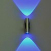 2x Double-headed LED Wall Lamp Sconce Bar Ceiling Light Blue