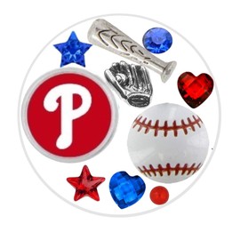 Philadelphia Floating Locket Charms and Birthstones