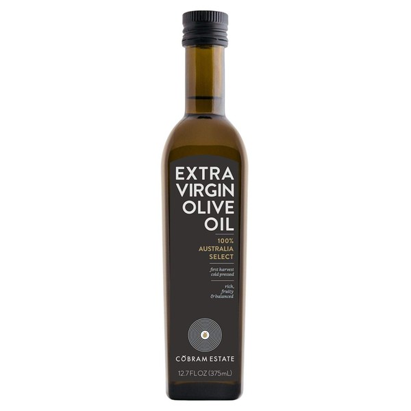 Cobram Estate Extra Virgin Olive Oil 100% Australia Select, First Cold Pressed, Non-GMO 375mL, Keto Friendly High in Antioxidants, Made from Australian Grown Olives