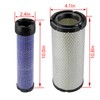 For Kawasaki 11013-7044 & 11013-7045 Inner & Outer Air Filter