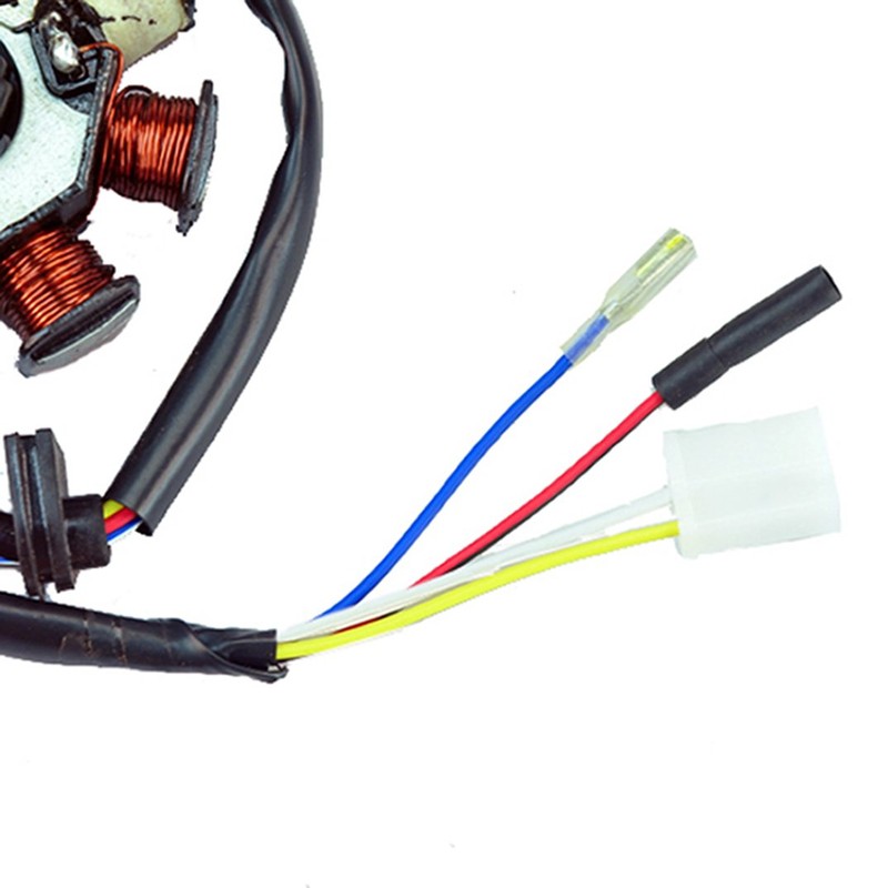 New Alternator Magneto Stator 8 coil 8 Pole 4-wire Gy6