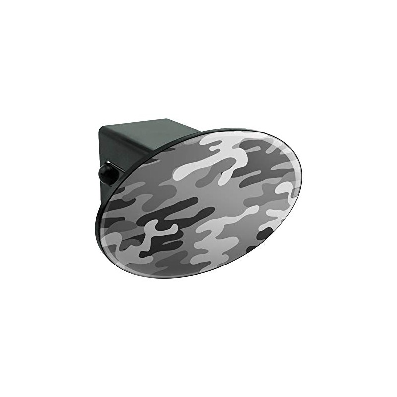 GRAPHICS & MORE Snow Camouflage Oval Tow Trailer Hitch Cover