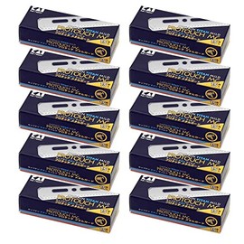 Kai Captain Titanium Mild Pro Touch Metal Guards 15 x 10 Pieces Commercial Use [Seashell Stamped Razor]