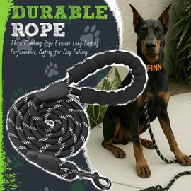 JORAGO Dog Leash Heavy Duty - 1.5m Dog Lead with Comfortable Padded Handle and Highly Reflective Threads Leash for Small Medium and Large Dogs, Puppy Training Essential Leads for Walks, Hikes