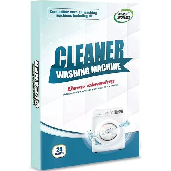 Branded Splash Spotless Washing Machine Cleaner Deep Cleaning for HE