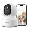 BoyKeep 2.4G/5GHz Indoor Surveillance Camera, 2K 360° WLAN Surveillance Camera,