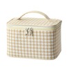 QIXCOZTI Portable Travel Toiletry Houndstooth Bag Men and Women kilobird