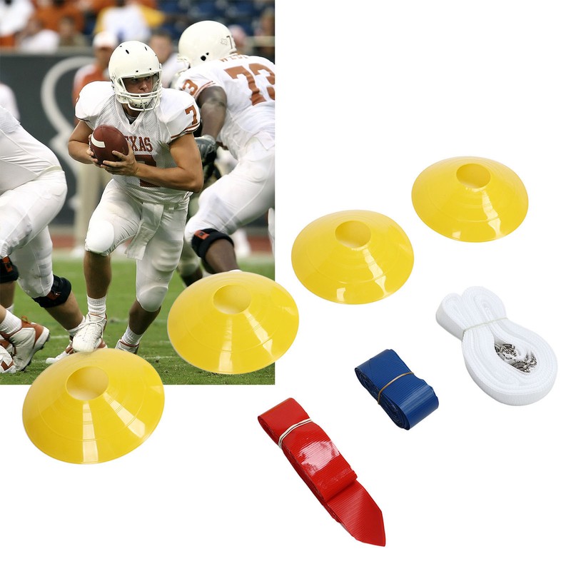 Flag Football Set 10 Player Football Belts Flags Kit 10