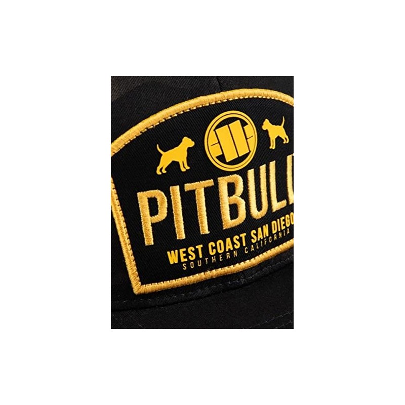 Pit Bull West Coast Cap Snapback Flat Mesh Dogs, Camouflage