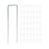 QWORK® Pack of 50 Ground Anchors, Half Green, 150 mm