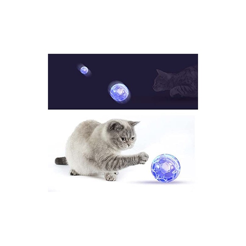 5 PCS Cat Hunting Ball Motion Ghost Light Up Cat