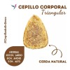 Impulso Ayurveda Cepillo Corporal, Cerda Natural, Exfoliante, Anti-celulitis