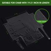 SIWUTIAO 2 Pack Clear Plastic Dining Chair Covers, Reusable Thickened