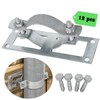2-3/8" Fence Bracket SupConn (12Pcs), Steel to Wood Fence Brackets,Fence