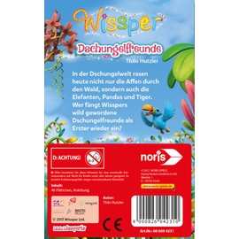 Noris 606094231 - Wissper - Dschungelfreunde, Kinderspiel
