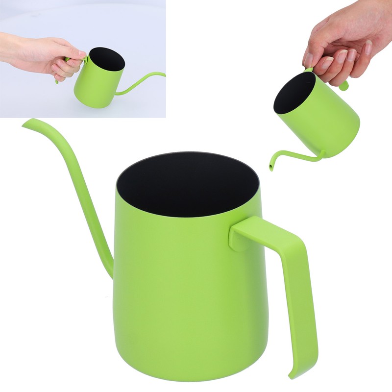 350ml Hand Made Coffee Pot Stainless Steel Fine Spout Pour