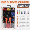 iCrimp Ferrule Crimping Tool Kit 0.25-10mm² 23-10AWG with 770pcs End-Sleeves