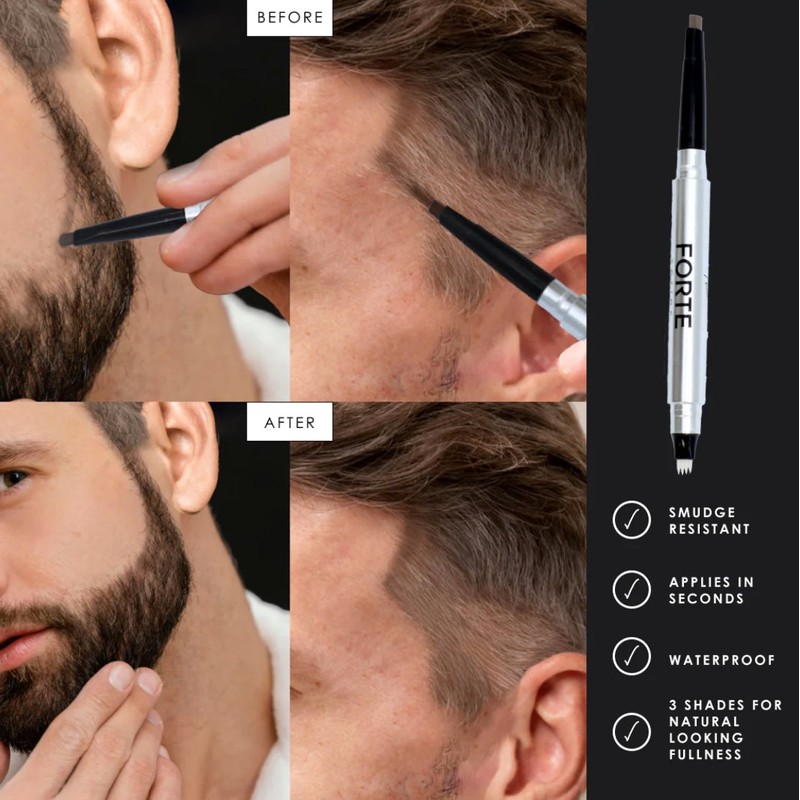 Forte Series Beard & Hairline Pencil, Black