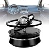 Car Aromatherapy Solar Energy Suspended Crystal Ball Rotating Car Aroma