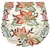 Fall and Autumn Cutwork Colorful Maple Leaf Table Runner, Dresser