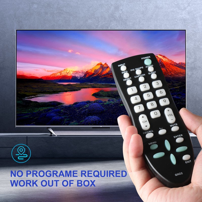 GXCC Replace Remote Control for Sanyo TV GXFA DP19649 DP19648
