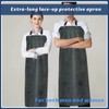Thick Rubber Apron,Professional Waterproof Chemical Oil Resistant Aprons for Dishwashing,Dog