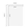 iBrookAuction 100 Sleeves Clear Plastic Sheet Page Protectors Document Office