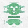2PCS Máscara de Hielo para Ojos y Cara, Antifaz de