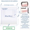 6 X Reusable Airport Security Liquids Bag 20x20cm Airline Approved