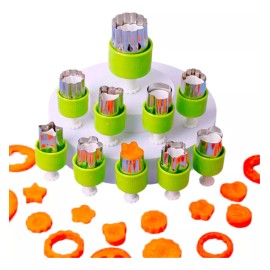 A4f Solutions Mini Cortadores Figuras Acero Frutas Cupcakes Masas 10piezas