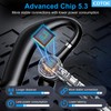 COTOE Bluetooth Headset V5.3, Wireless Earpiece with 500mAh Charging Case
