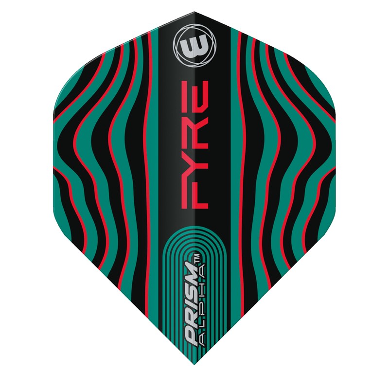 WINMAU Prism Alpha Fyre Design Dart Flights - 10 sets