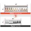 MISSLO 4 Tier Long Shoe Organizer for Closet Shoe Rack