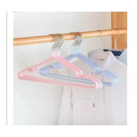 ML Paquete 10 Ganchos Ropa Tintoreria Metalicos Antiderrapantes