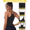 Ribbed Tank Top for Women 2024, Seamless Racerback Workout Tops,