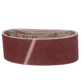 CoCud 2-1/2 x 14 Inch Sanding Belt, 5 Pcs 120 Grit Knife Sharpener Belts Work Sharpening for Belt Sander Knife Carving Tool Metal Working