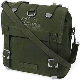 normani Motorcycle Bike Saddle Bag Made of Durable Canvas for Tools or Luggage Colour Olive