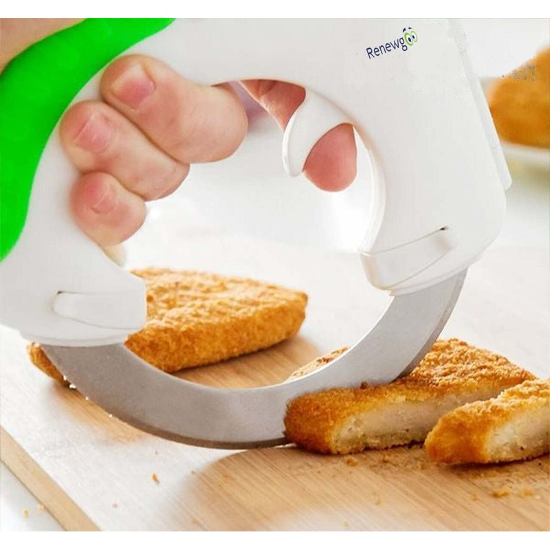 Chef Randall The Rock Chop and Rolling Knife with Extra