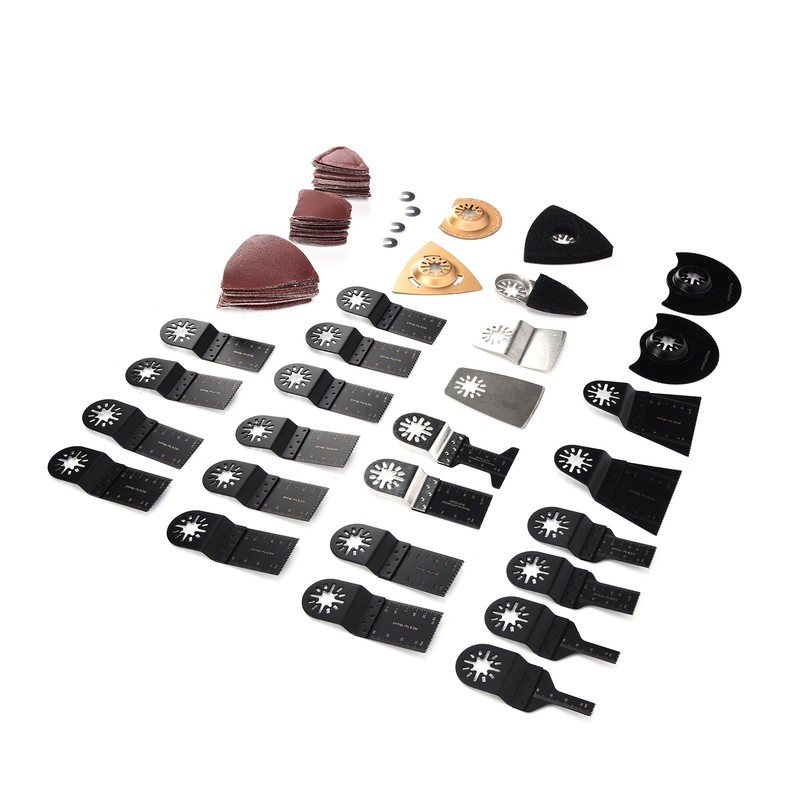 120 Pcs Oscillating Multitool Accessories Saw Blades Durable Quick Release